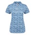 FootJoy Cap Sleeve Lisle Damen Poloshirt, navy floral print