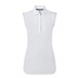 FootJoy Sleeveless Lisle Damen Poloshirt, weiss