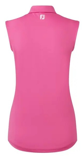FootJoy Sleeveless Lisle Damen Poloshirt, hot pink