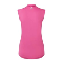 FootJoy Sleeveless Lisle Damen Poloshirt, hot pink