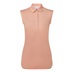 FootJoy Sleeveless Lisle Damen Poloshirt, desert peach