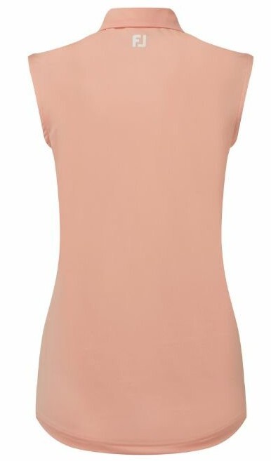 FootJoy Sleeveless Lisle Damen Poloshirt, desert peach