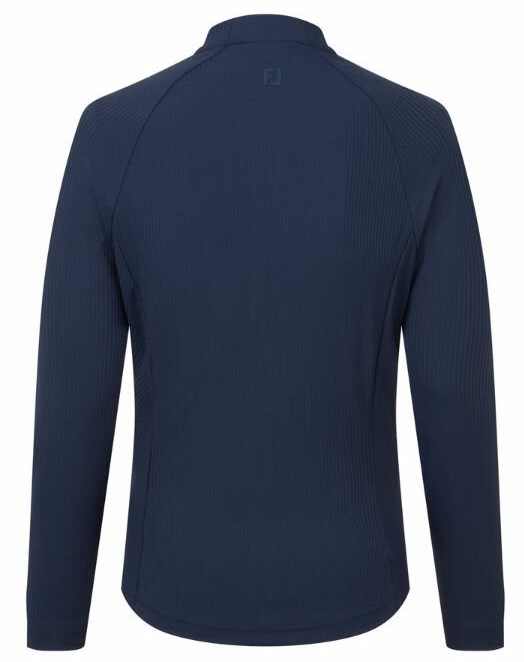 FootJoy Full-Zip Rib Midlayer Damen Sweatshirt, dunkelblau