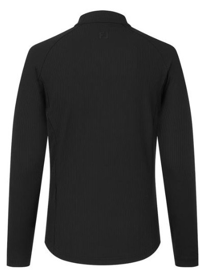 FootJoy Full-Zip Rib Midlayer Damen Sweatshirt, schwarz