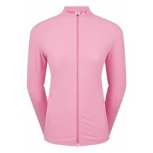 FootJoy Full-Zip Rib Midlayer Damen Sweatshirt, rosa