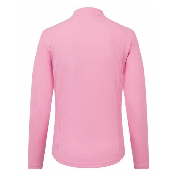 FootJoy Full-Zip Rib Midlayer Damen Sweatshirt, rosa
