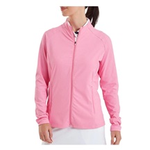 FootJoy Full-Zip Rib Midlayer Damen Sweatshirt, rosa