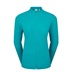 FootJoy Full-Zip Rib Midlayer Damen Sweatshirt, tite blue