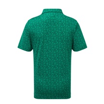 FootJoy Painted Floral Lisle Junior Poloshirt, field green