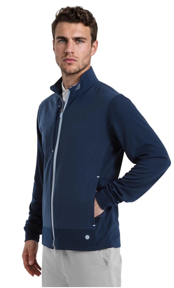 FootJoy Tempo Hybrid Full-Zip Herrenjacke, dunkelblau