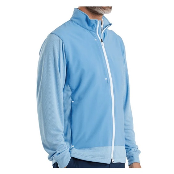 FootJoy Tempo Hybrid Full-Zip Herrenjacke, blue reef/deep reef