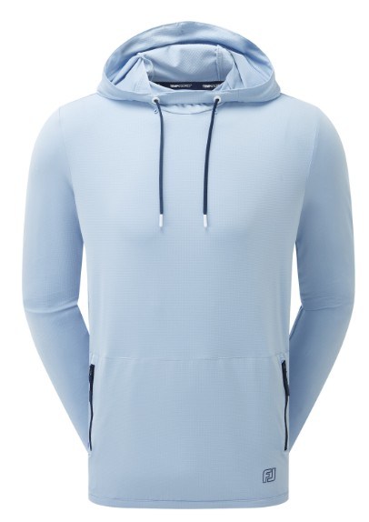 FootJoy TempoSeries Hoodie Herren Sweatshirt, blue ocean