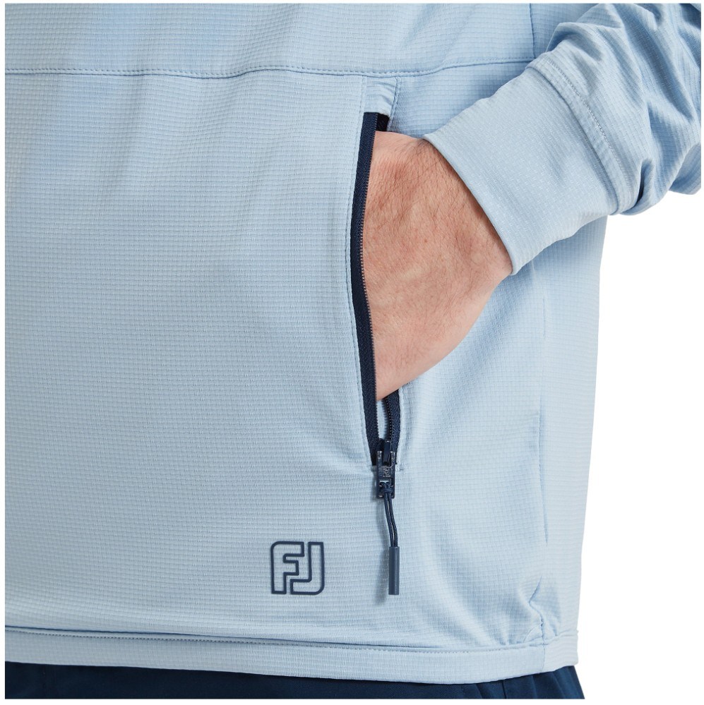 FootJoy TempoSeries Hoodie Herren Sweatshirt, blue ocean