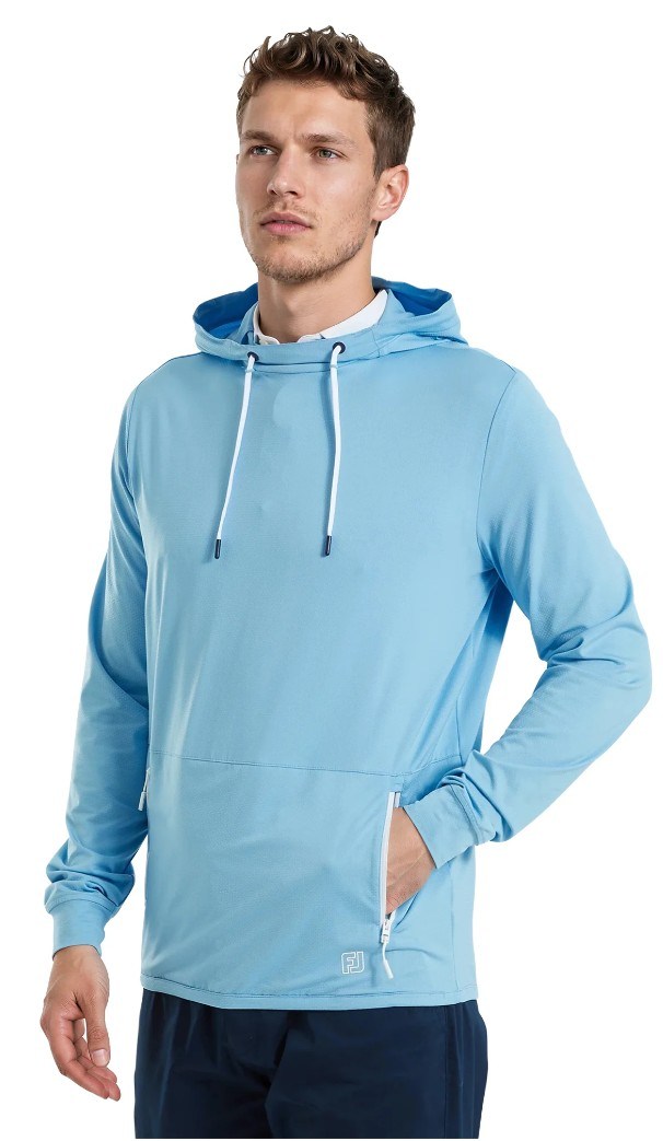 FootJoy TempoSeries Hoodie Herren Sweatshirt, blue reef