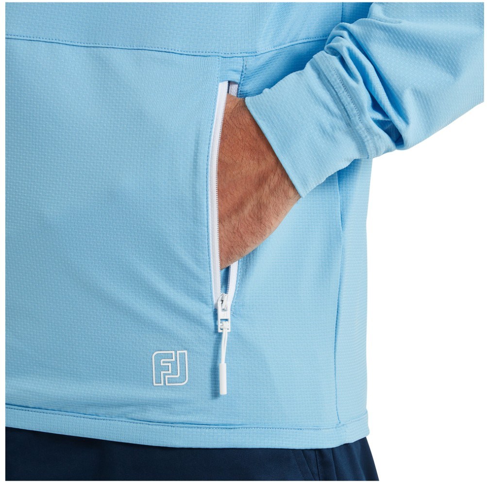 FootJoy TempoSeries Hoodie Herren Sweatshirt, blue reef