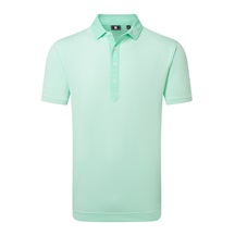 FootJoy Feeder Stripe Pique Herren Poloshirt, sea glass