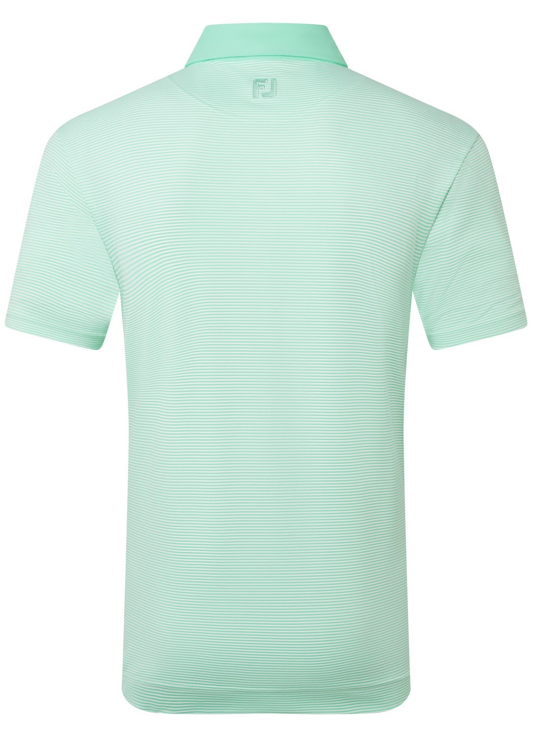 FootJoy Feeder Stripe Pique Herren Poloshirt, sea glass
