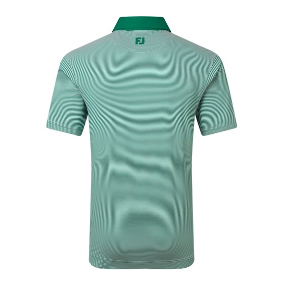 FootJoy Feeder Stripe Pique Herren Poloshirt, field green