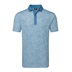 FootJoy Condensed Camo Print Lisle  Herren Poloshirt, white/chambray/coastal blue