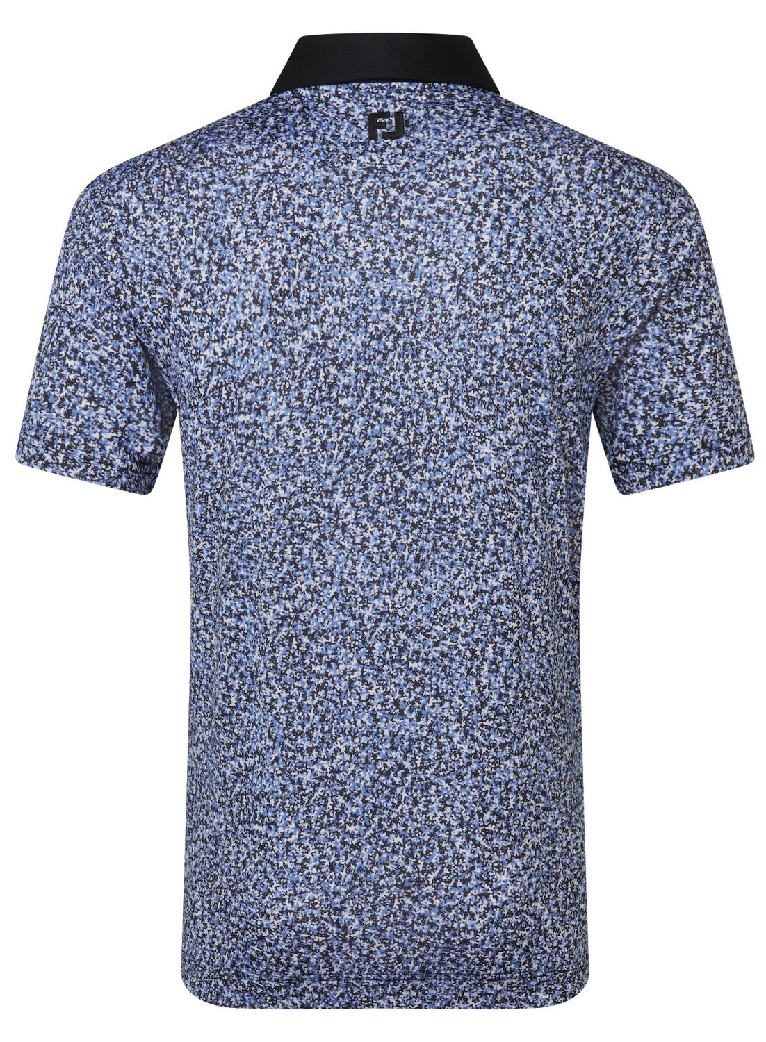 FootJoy Condensed Camo Print Lisle Herren Poloshirt, white/vivid violet/black