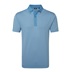 FootJoy Star Geo Jacquard Herren Poloshirt, coastal blue