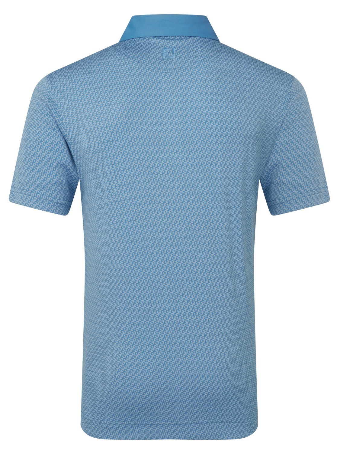 FootJoy Star Geo Jacquard Herren Poloshirt, coastal blue