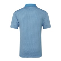 FootJoy Star Geo Jacquard Herren Poloshirt, coastal blue