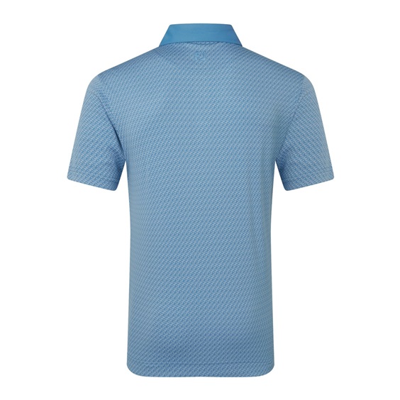 FootJoy Star Geo Jacquard Herren Poloshirt, coastal blue