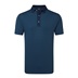 FootJoy Star Geo Jacquard Herren Poloshirt, dunkelblau