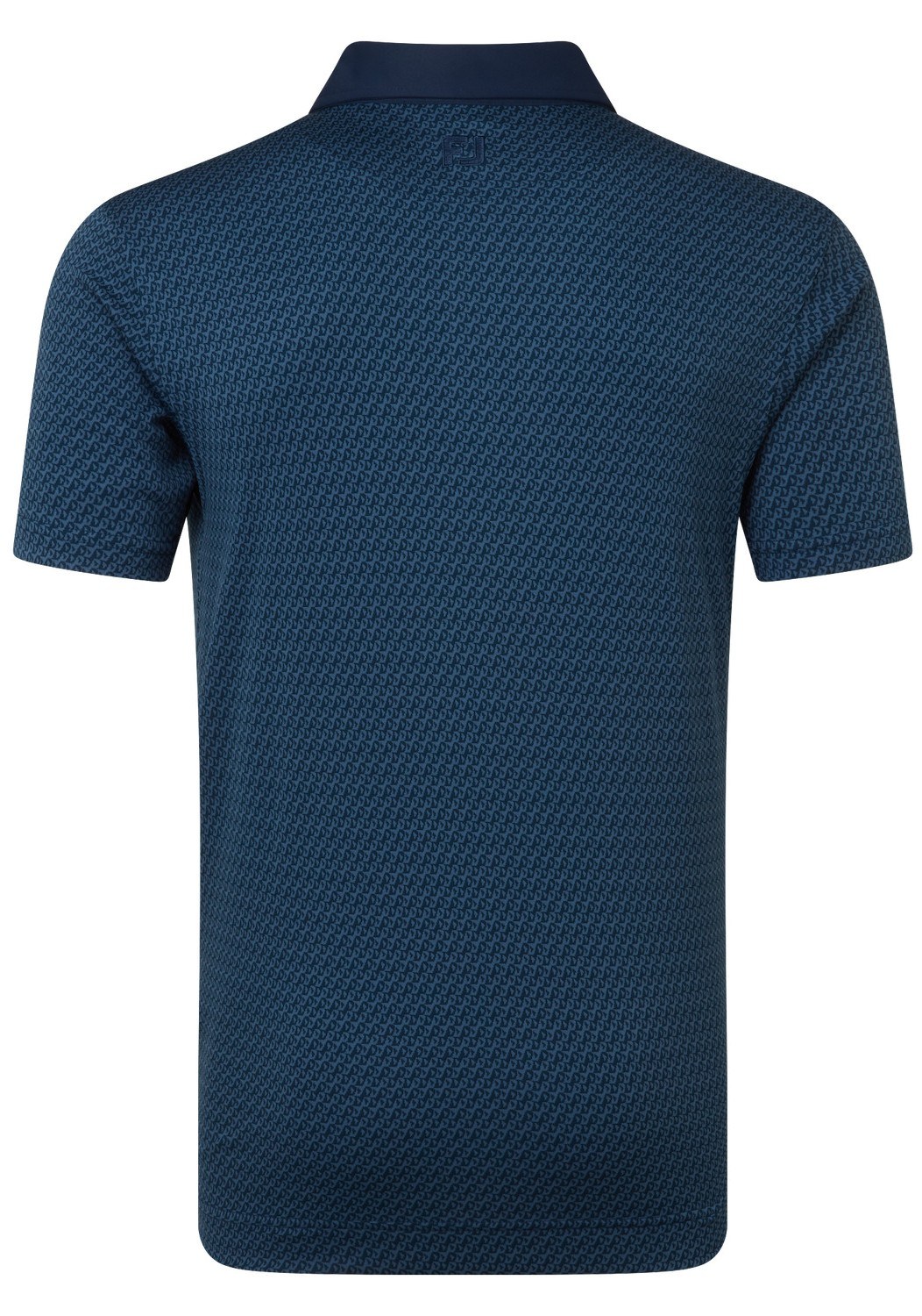 FootJoy Star Geo Jacquard Herren Poloshirt, dunkelblau