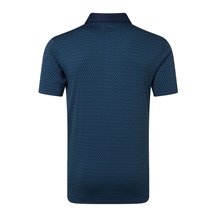 FootJoy Star Geo Jacquard Herren Poloshirt, dunkelblau