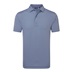 FootJoy Shadow Stripe Lisle Herren Poloshirt, coastal blue