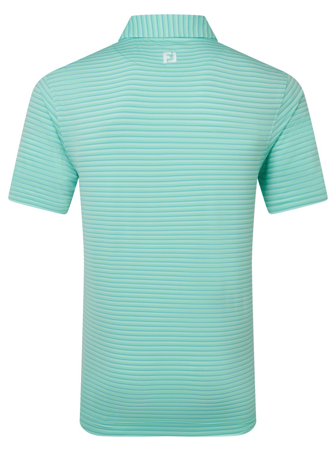 FootJoy Shadow Stripe Lisle Herren Poloshirt, sea glass
