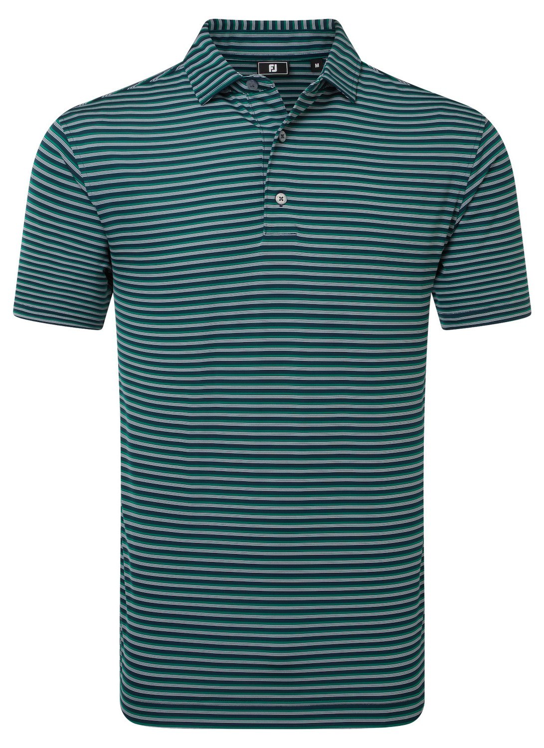 FootJoy Shadow Stripe Lisle Herren Poloshirt, dunkelblau
