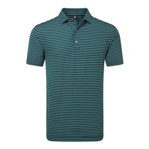 FootJoy Shadow Stripe Lisle Herren Poloshirt, dunkelblau