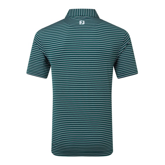 FootJoy Shadow Stripe Lisle Herren Poloshirt, dunkelblau