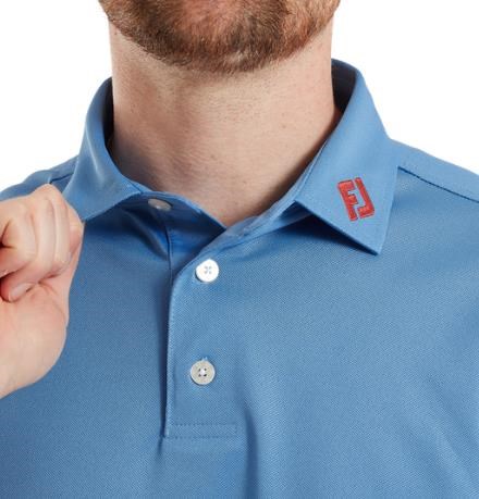 FootJoy Stretch Pique Solid Herren Poloshirt, coastal blue