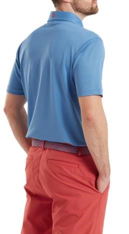 FootJoy Stretch Pique Solid Herren Poloshirt, coastal blue