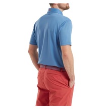 FootJoy Stretch Pique Solid Herren Poloshirt, coastal blue