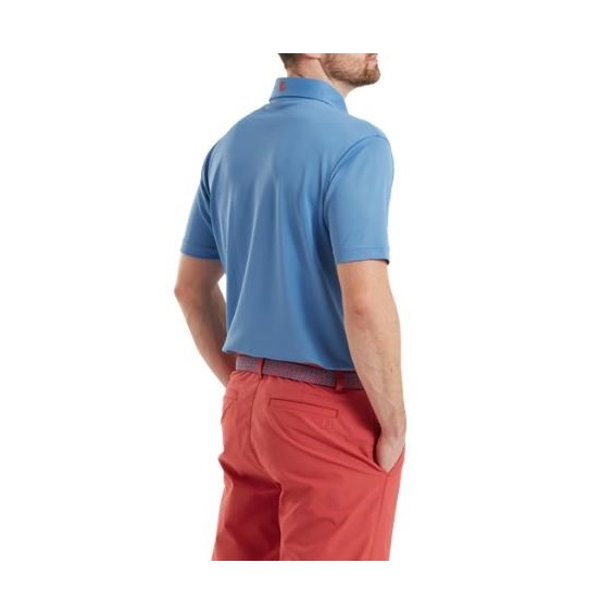 FootJoy Stretch Pique Solid Herren Poloshirt, coastal blue