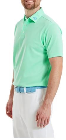 FootJoy Stretch Pique Solid Herren Poloshirt, sea glass