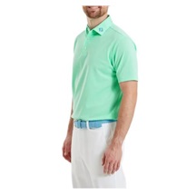 FootJoy Stretch Pique Solid Herren Poloshirt, sea glass