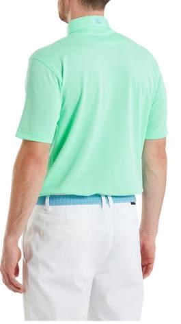 FootJoy Stretch Pique Solid Herren Poloshirt, sea glass