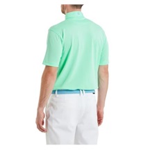 FootJoy Stretch Pique Solid Herren Poloshirt, sea glass