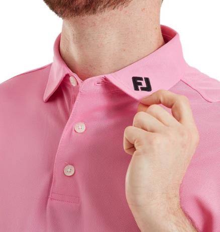FootJoy Stretch Pique Solid Herren Poloshirt, pink pop