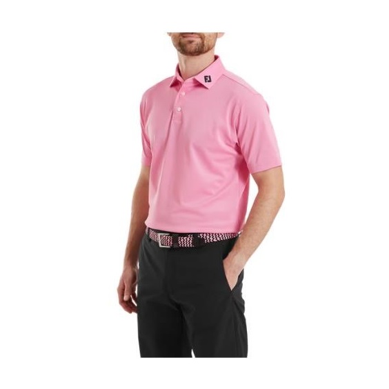 FootJoy Stretch Pique Solid Herren Poloshirt, pink pop