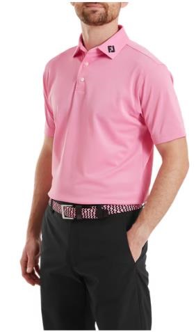 FootJoy Stretch Pique Solid Herren Poloshirt, pink pop