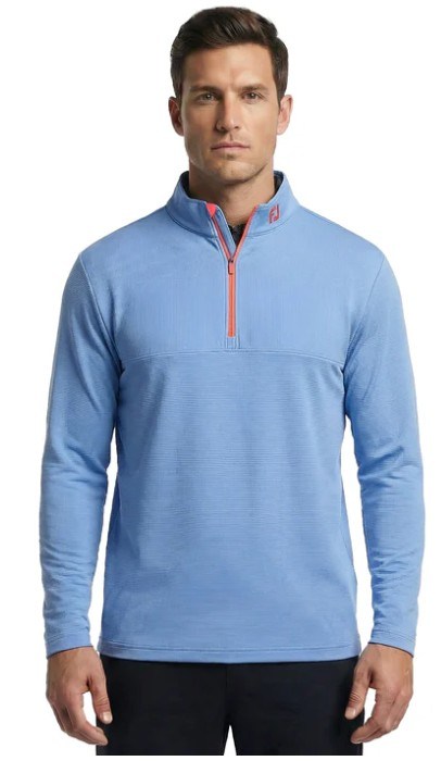 FootJoy Angled Ottoman Chill-Out Herren Sweatshirt, coastal blue
