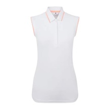 FootJoy Sleeveless Damen Poloshirt, weiss