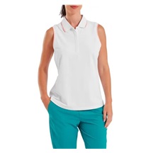 FootJoy Sleeveless Damen Poloshirt, weiss